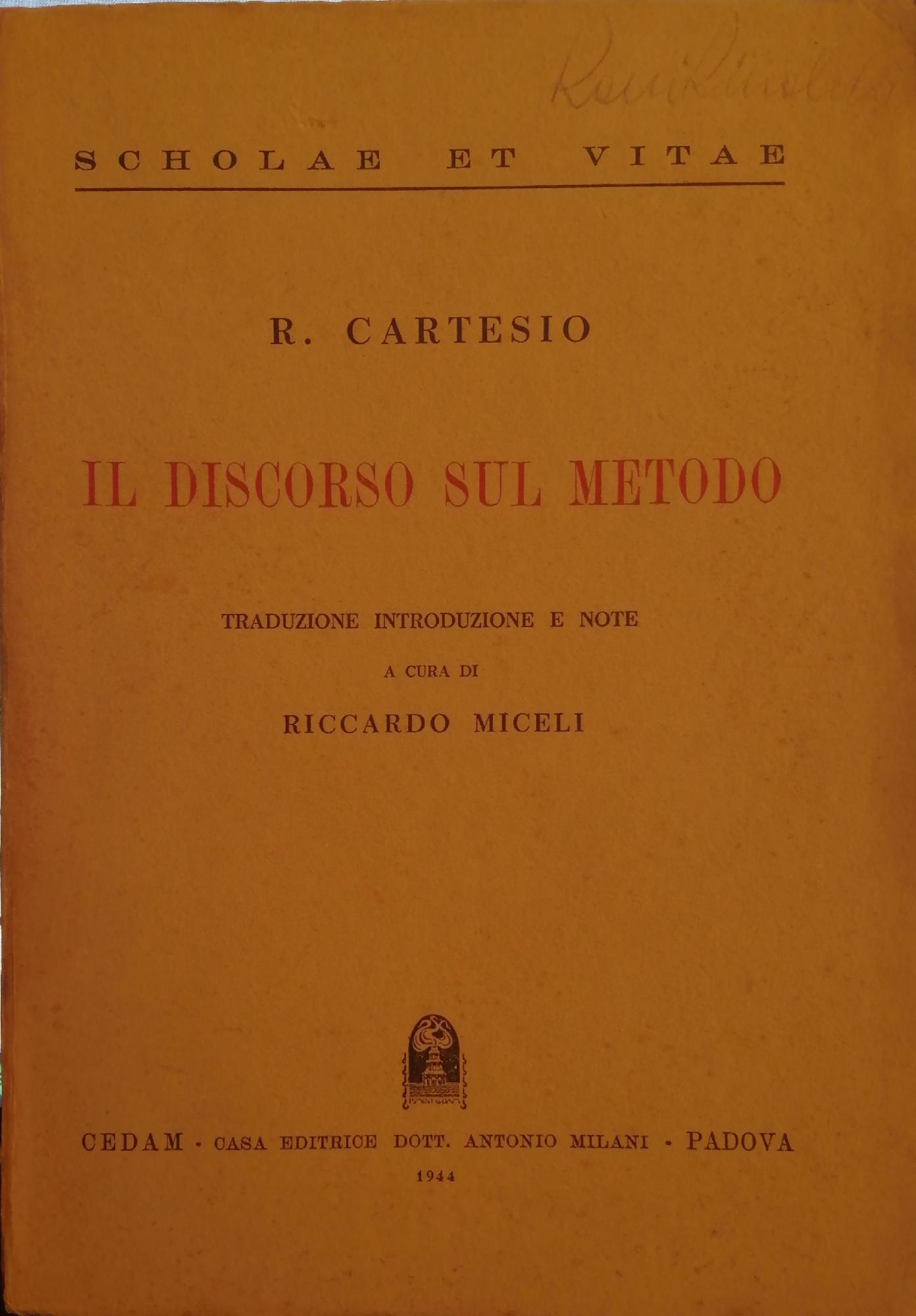 IL DISCORSO SUL METODO