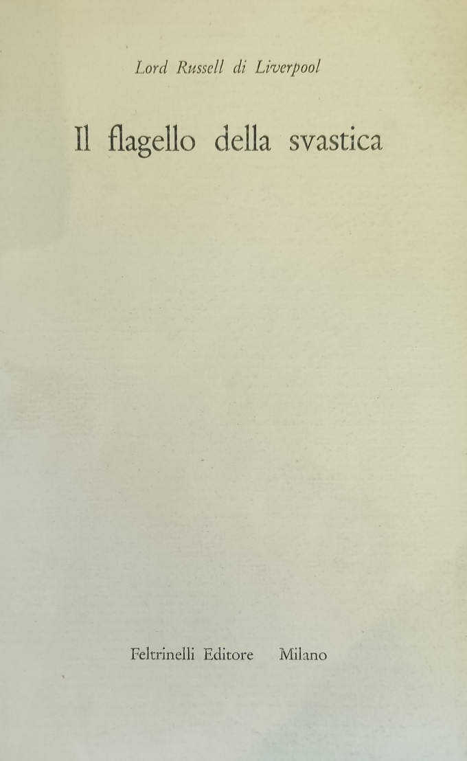 IL FLAGELLO DELLA SVASTICA