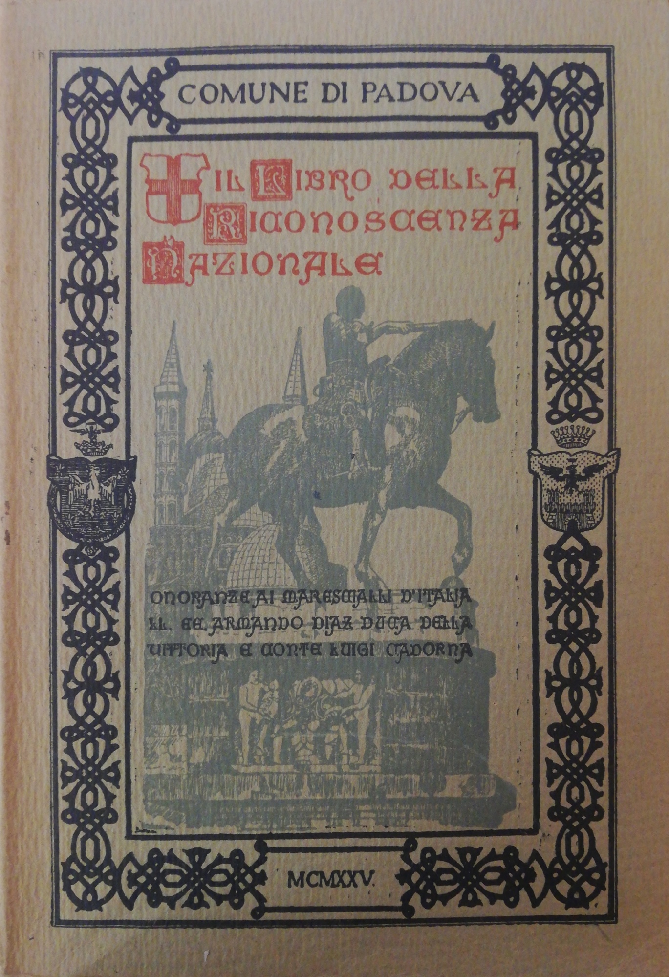 IL LIBRO DELLA RICONOSCENZA NAZIONALE