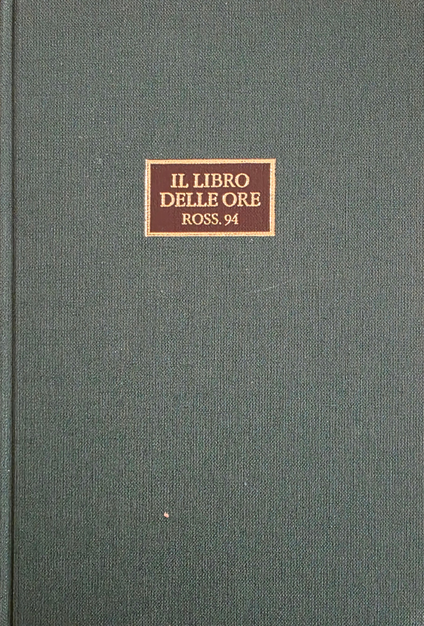 IL LIBRO DELLE ORE