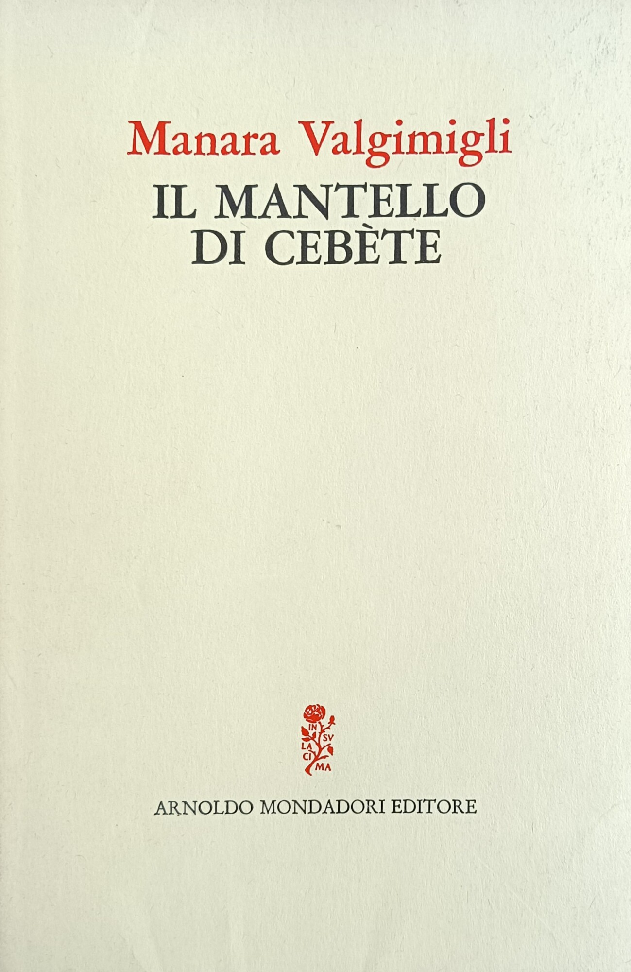 IL MANTELLO DI CEBÈTE