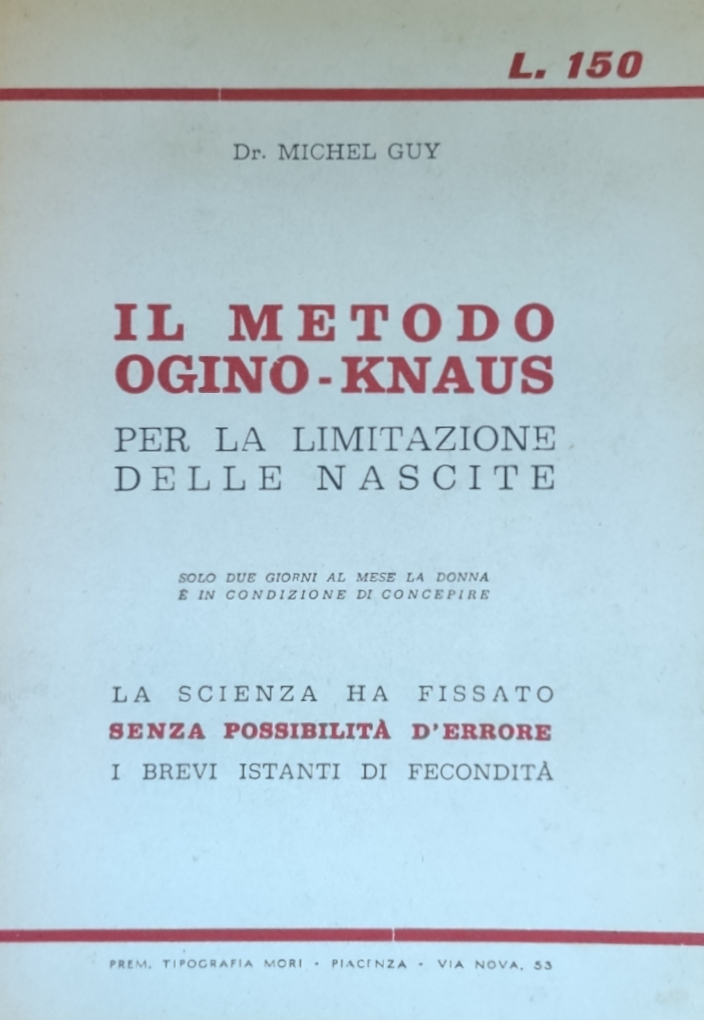 IL METODO "OGINO-KNAUS" PER LA LIMITAZIONE DELLE NASCITE