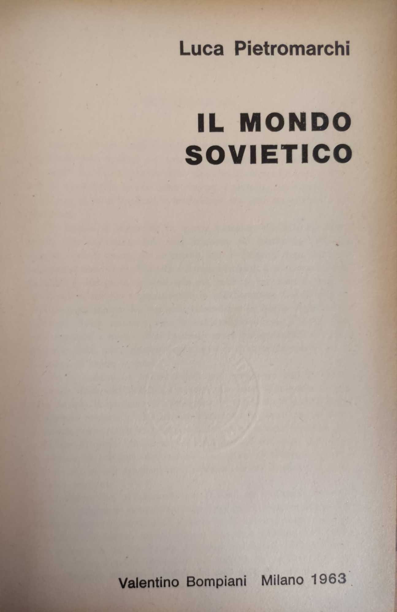 IL MONDO SOVIETICO