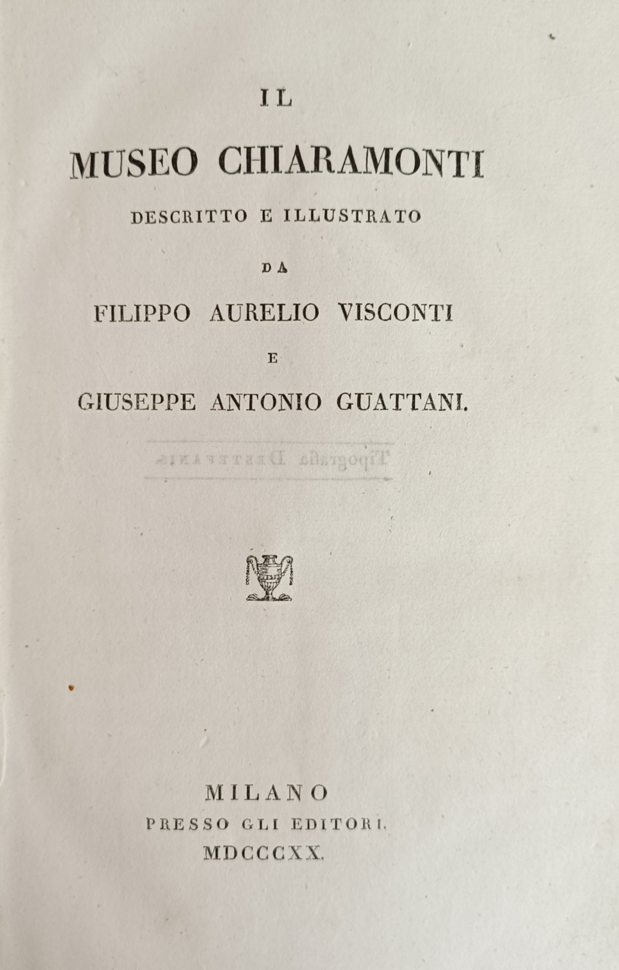 IL MUSEO CHIARAMONTI DESCRITTO E ILLUSTRATO