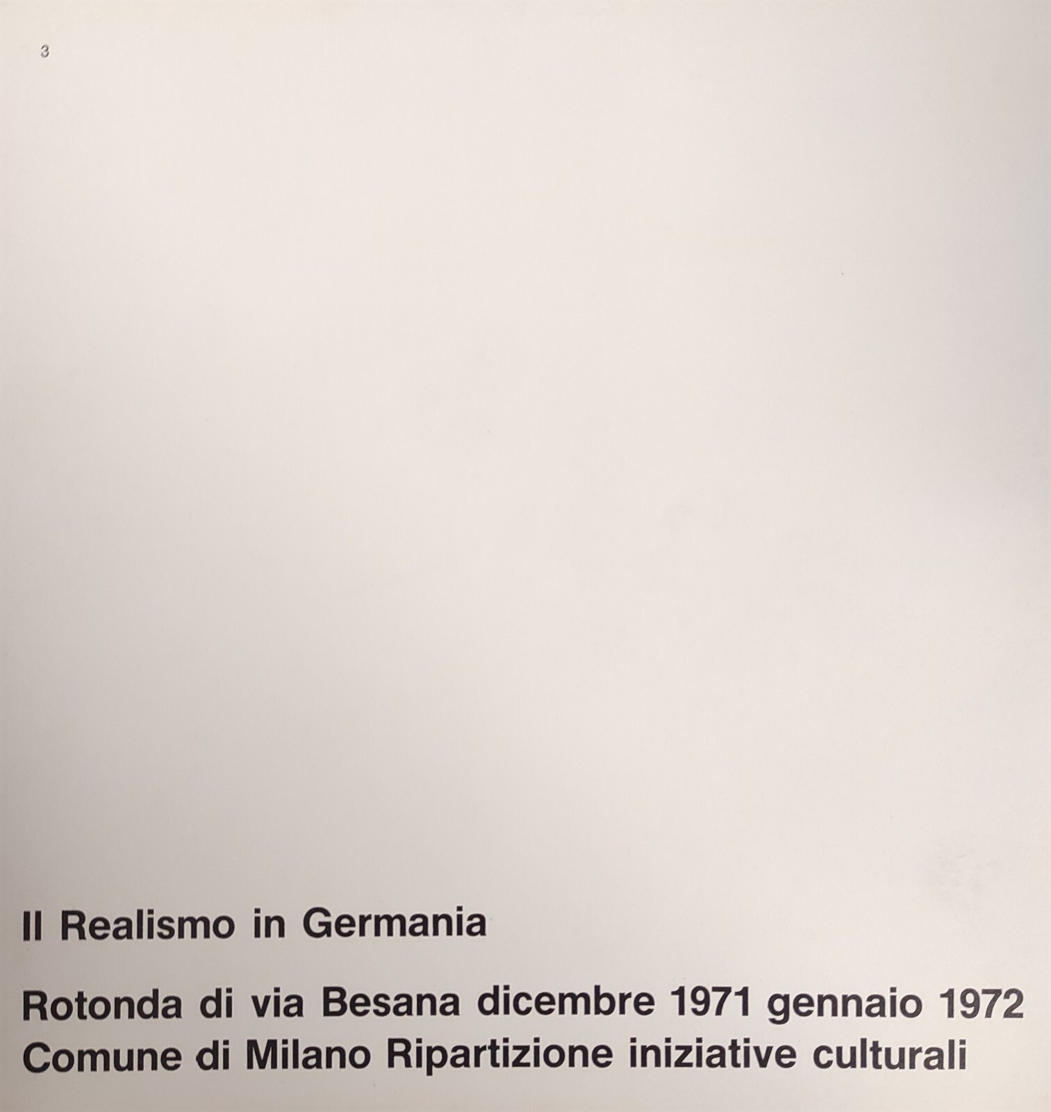 IL REALISMO IN GERMANIA