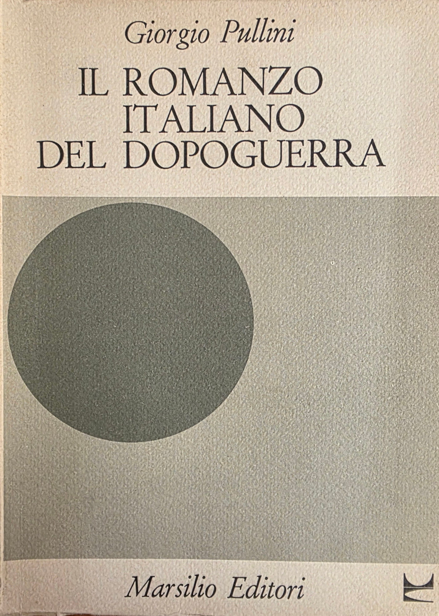 IL ROMANZO ITALIANO DEL DOPOGUERRA
