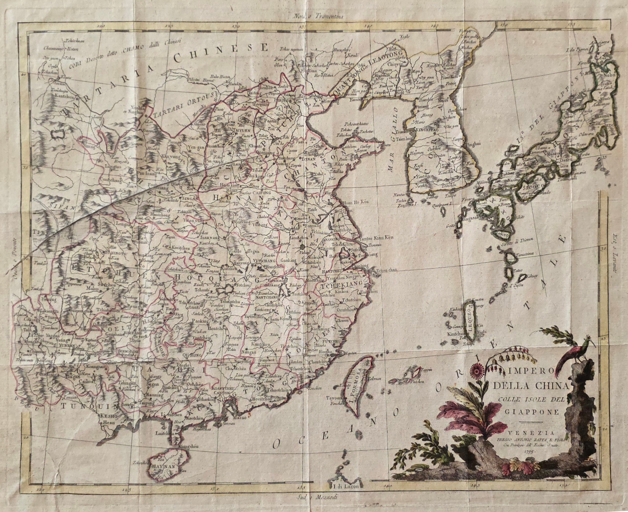 IMPERO DELLA CHINA COLLE ISOLE DEL GIAPPONE