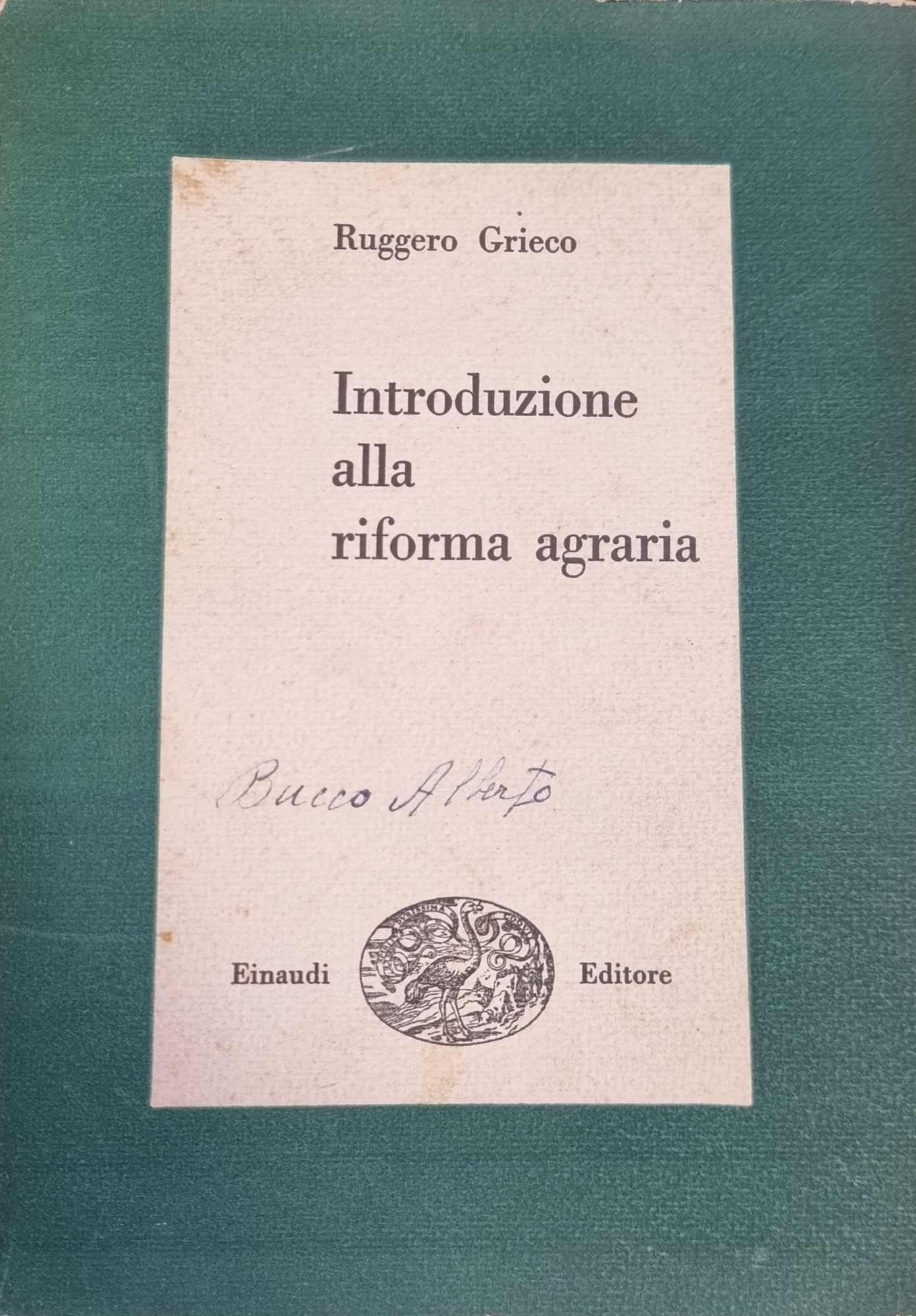 INTRODUZIONE ALLA RIFORMA AGRARIA