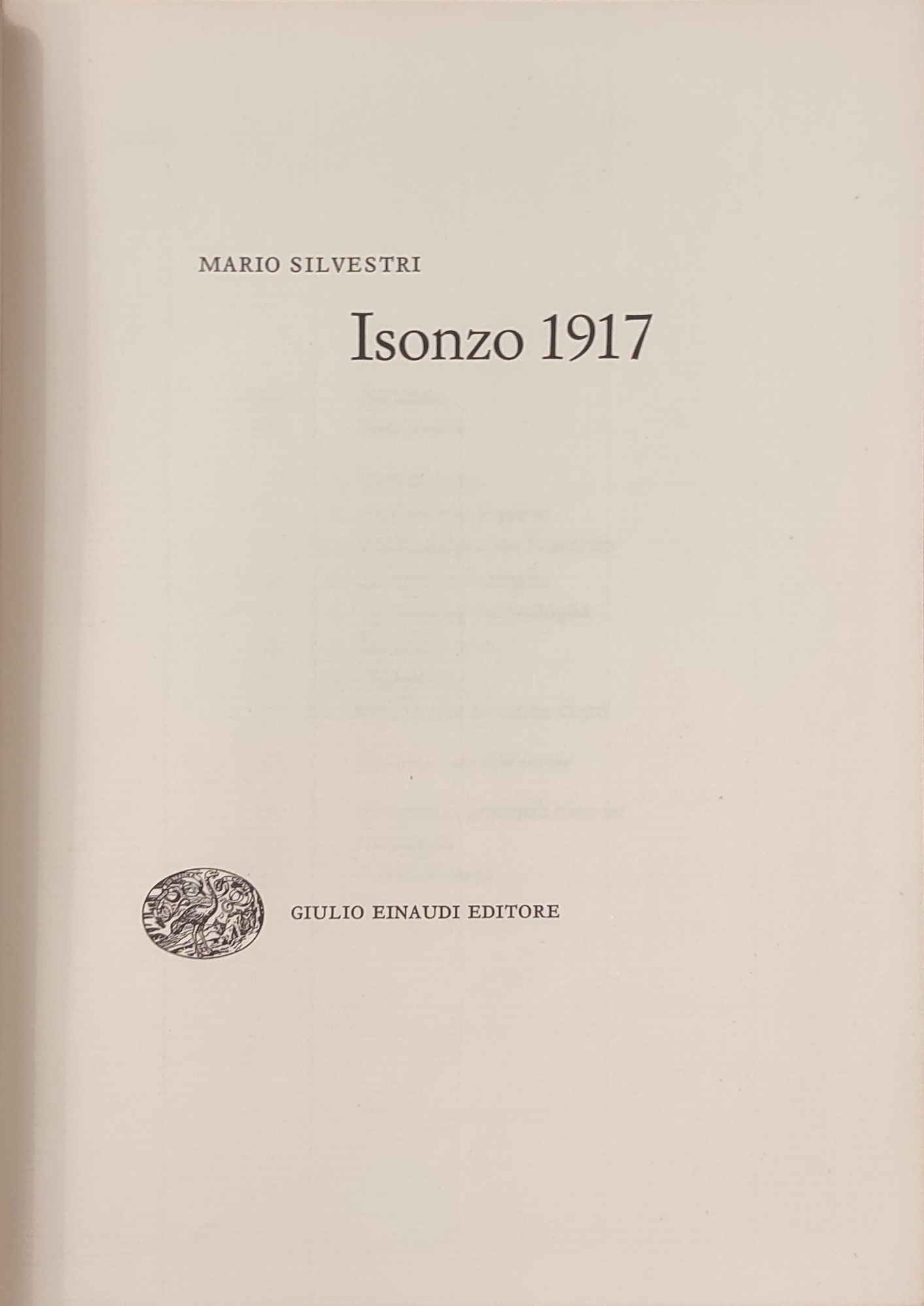 ISONZO 1917