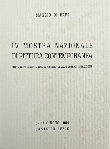 IV MOSTRA NAZIONALE DI PITTURA CONTEMPORANEA