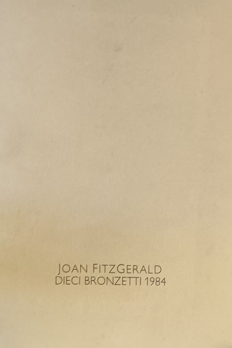 JOAN FITZGERALD. DIECI BRONZETTI 1984