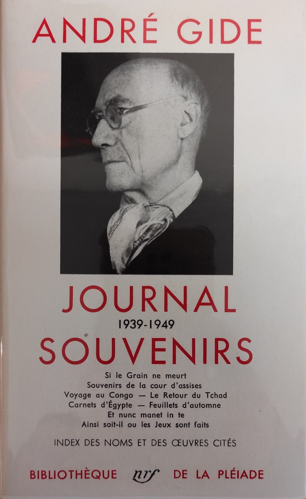 JOURNAL SOUVENIRS. 1939 - 1949