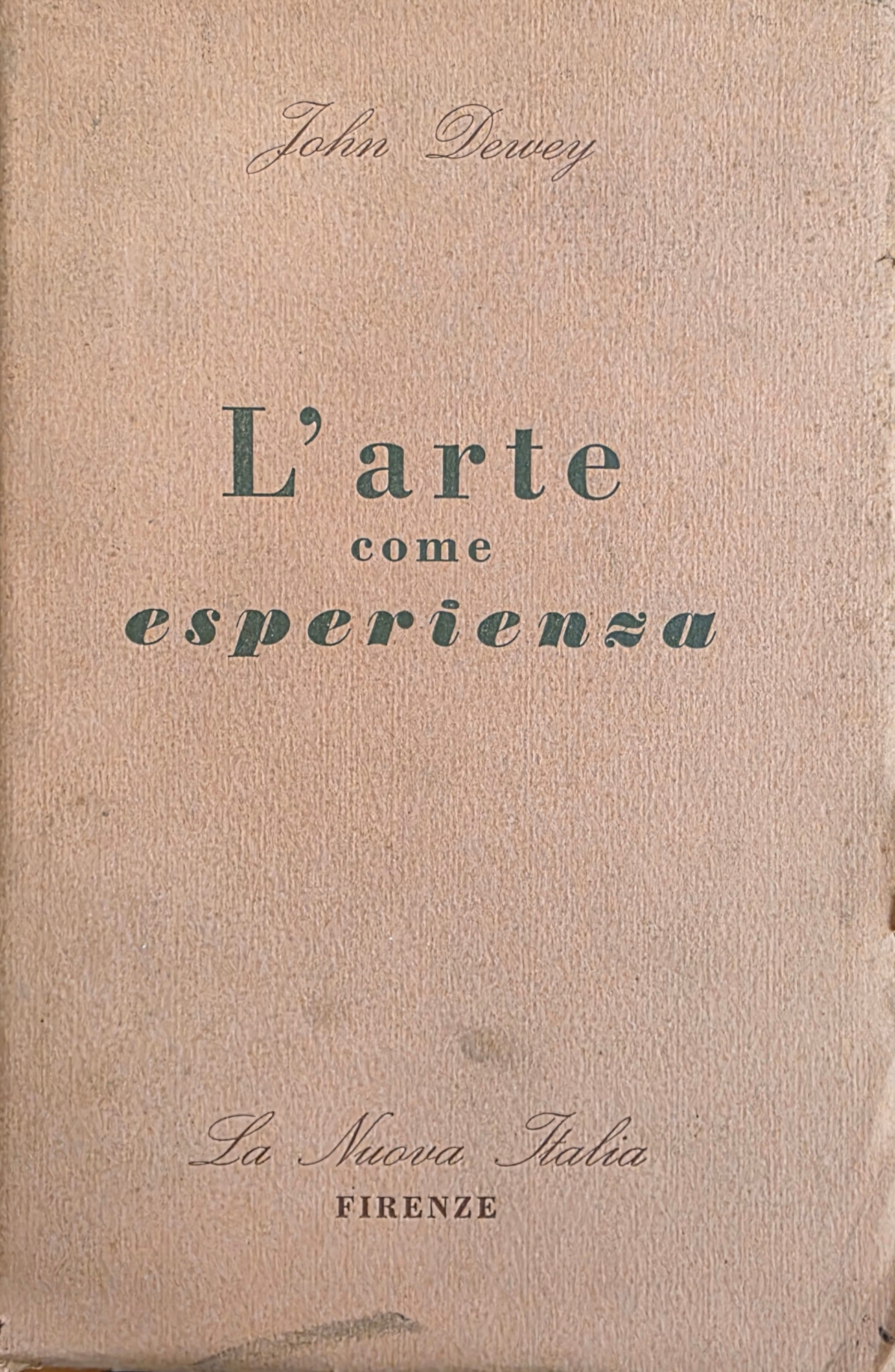 L' ARTE COME ESPERIENZA