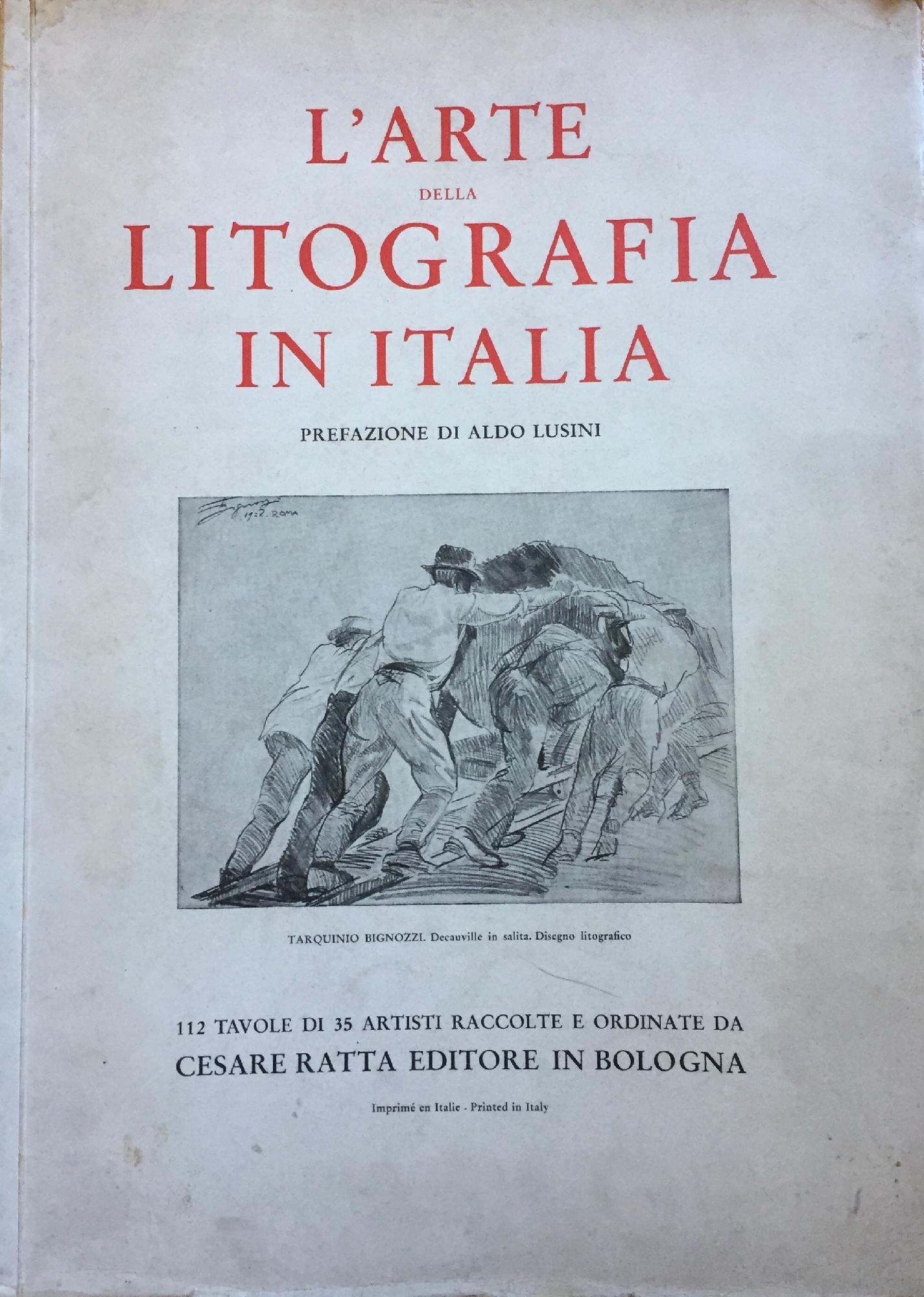 L' ARTE DELLA LITOGRAFIA IN ITALIA