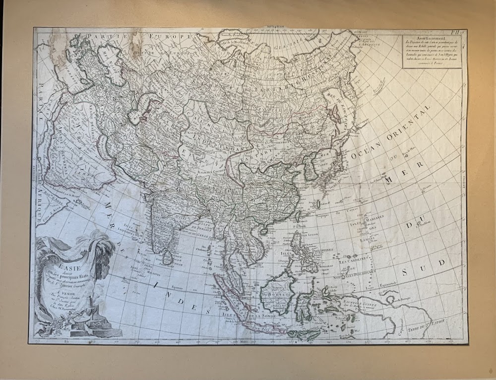 L'ASIE DIVISEE EN LES PRINCIPAUX ETATS ASSUJETTIE AUX OBSERVATIONS ASTRONOMIQ …