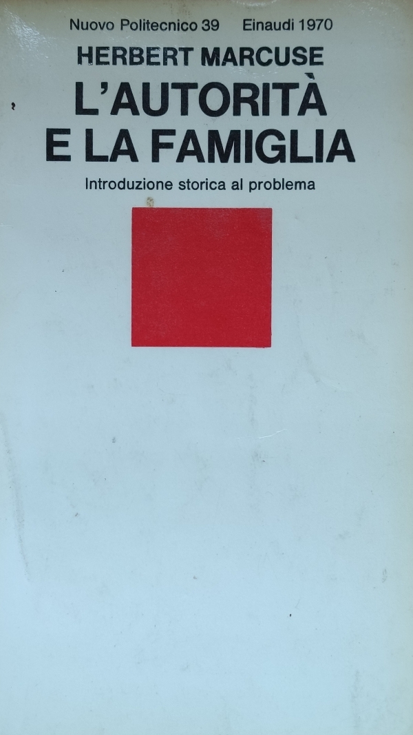 L' AUTORITA' E LA FAMIGLIA