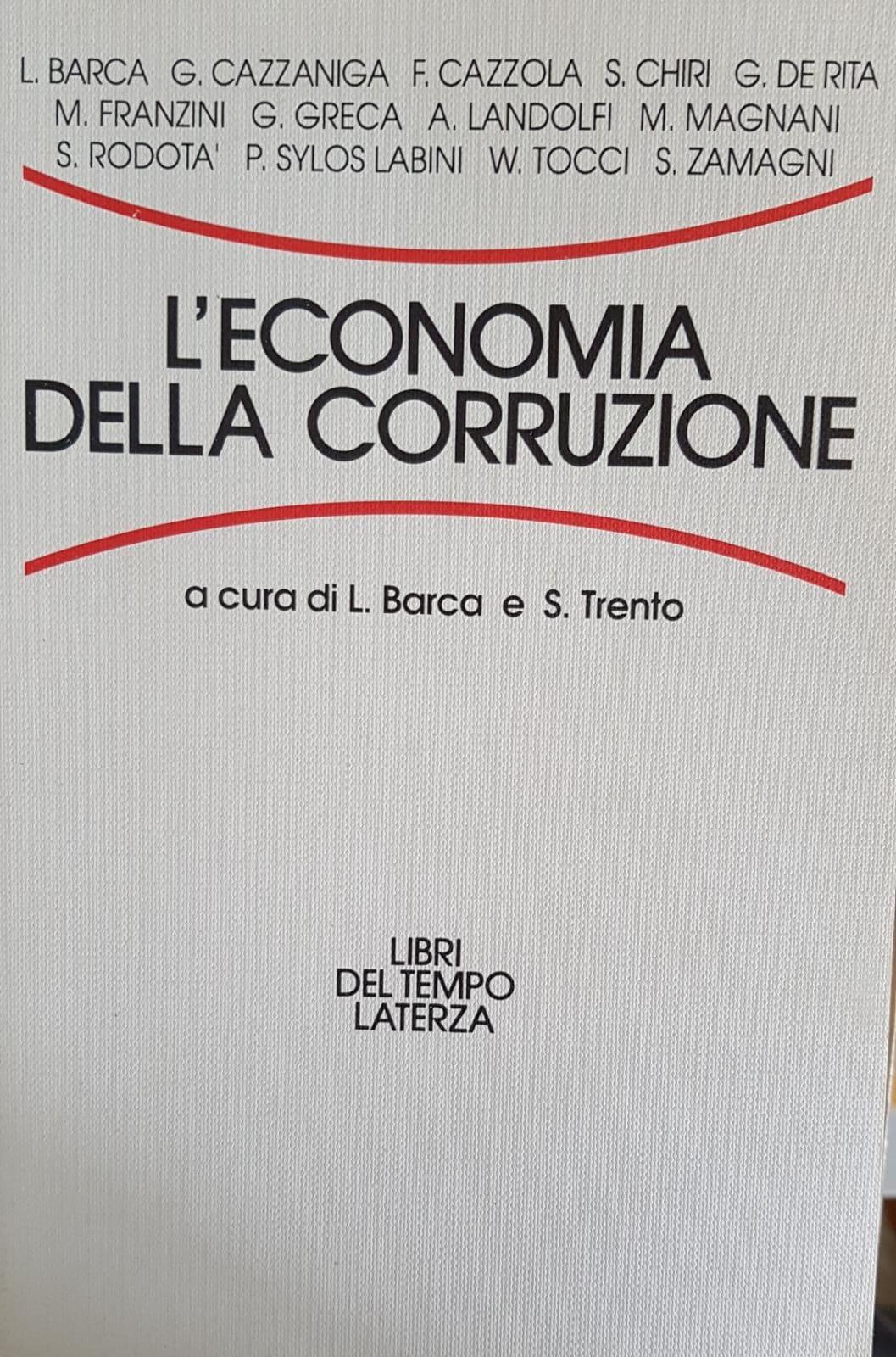 L'ECONOMIA DELLA CORRUZIONE