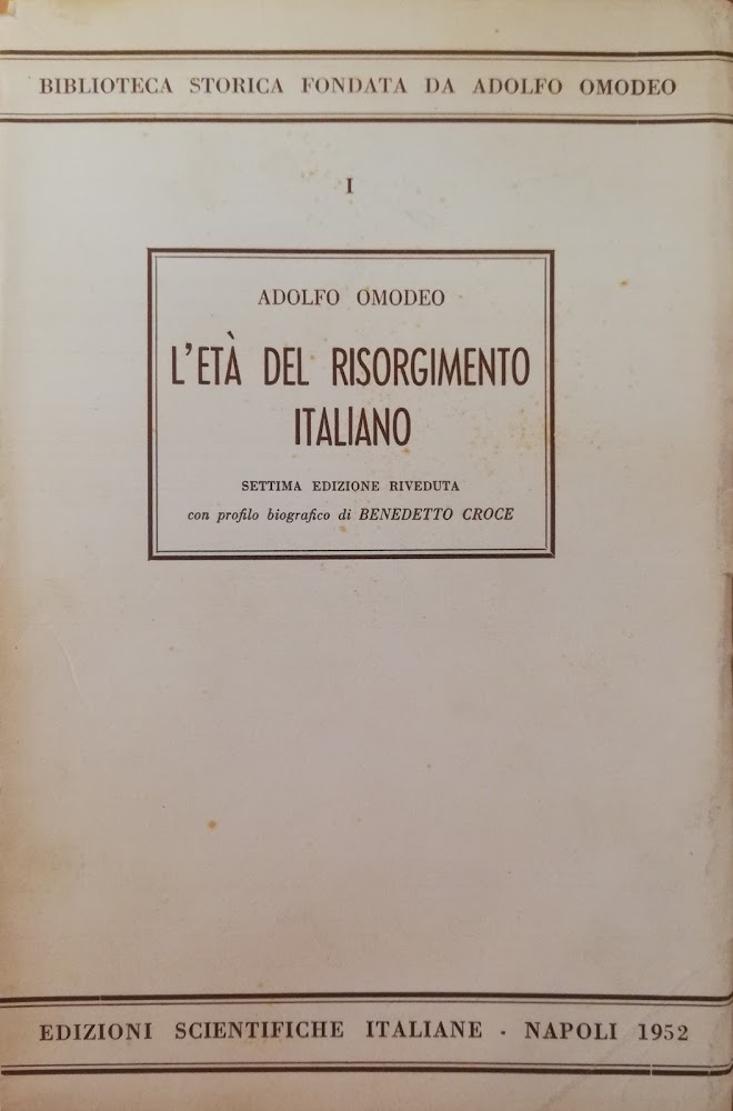 L'ETA' DEL RISORGIMENTO ITALIANO