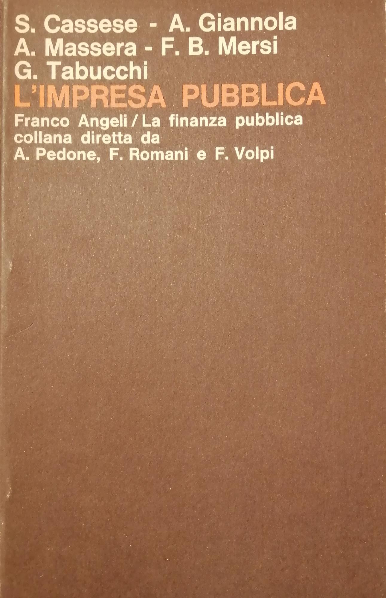 L'IMPRESA PUBBLICA