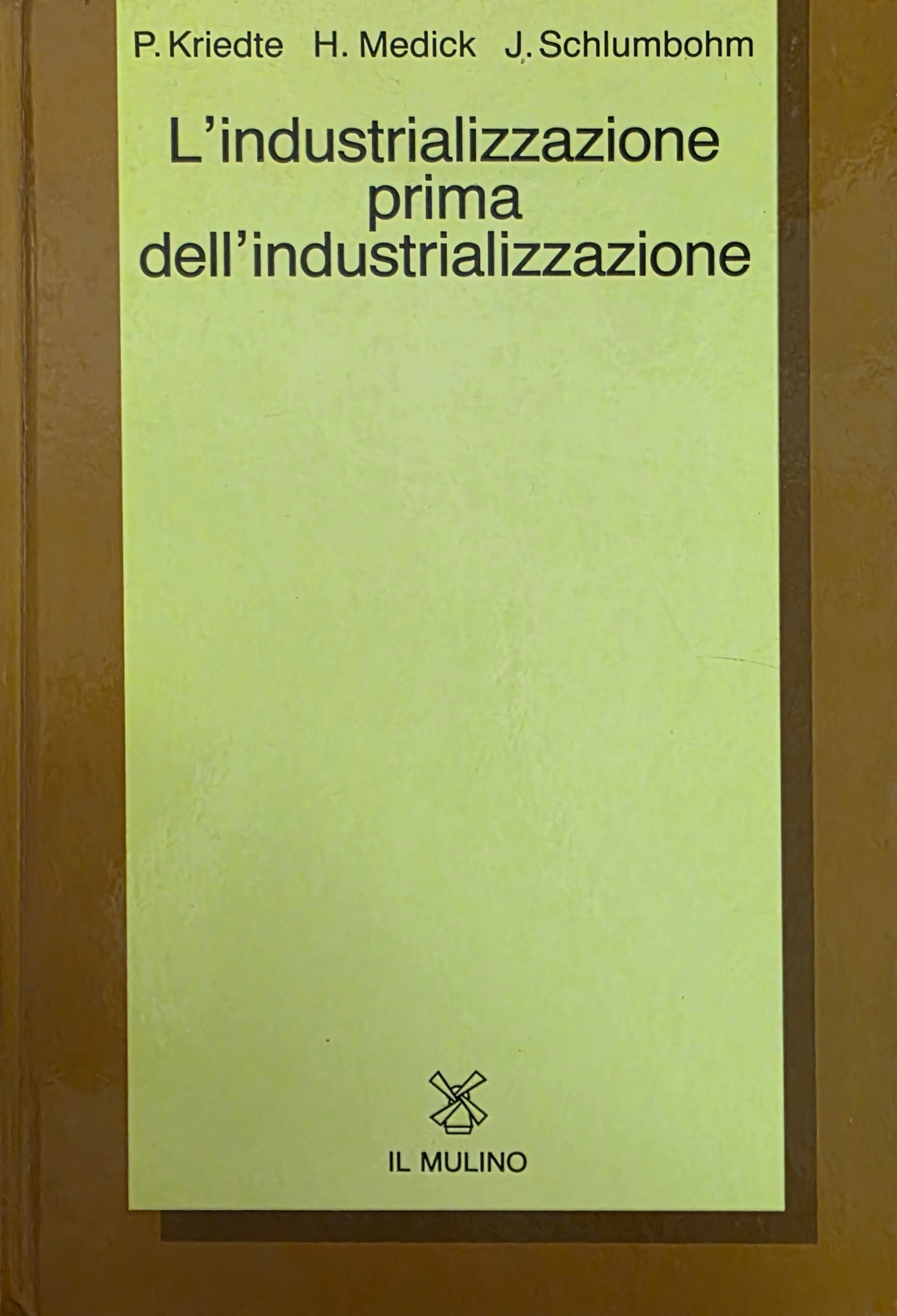 L 'INDUSTRIALIZZAZIONE PRIMA DELL' INDUSTRIALIZZAZIONE