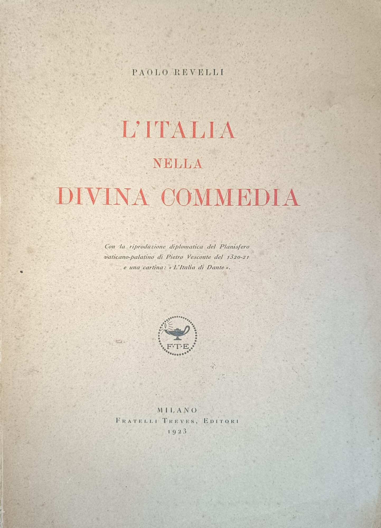 L'ITALIA NELLA DIVINA COMMEDIA