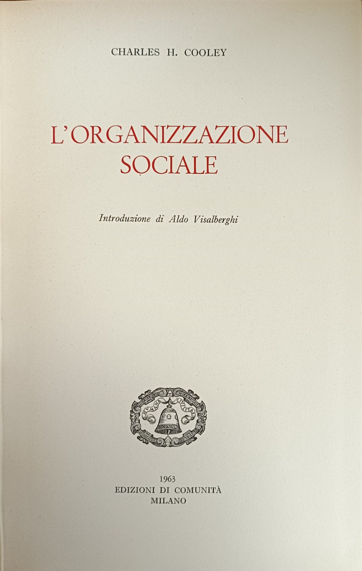 L'ORGANIZZAZIONE SOCIALE