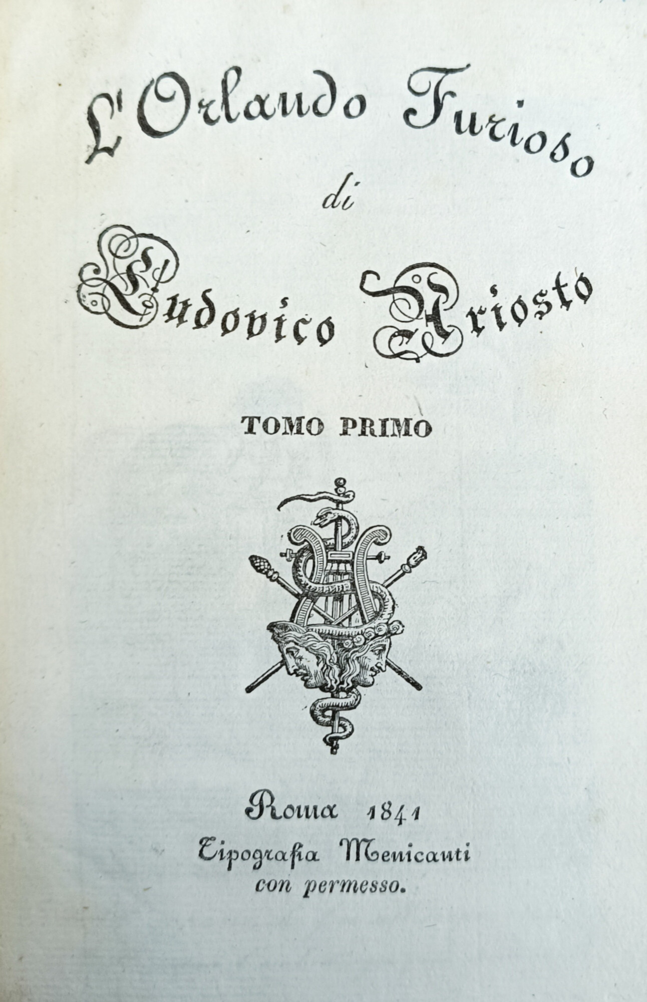 L'ORLANDO FURIOSO