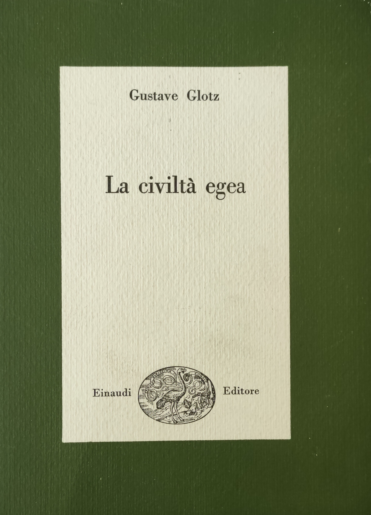 LA CIVILTÀ EGEA