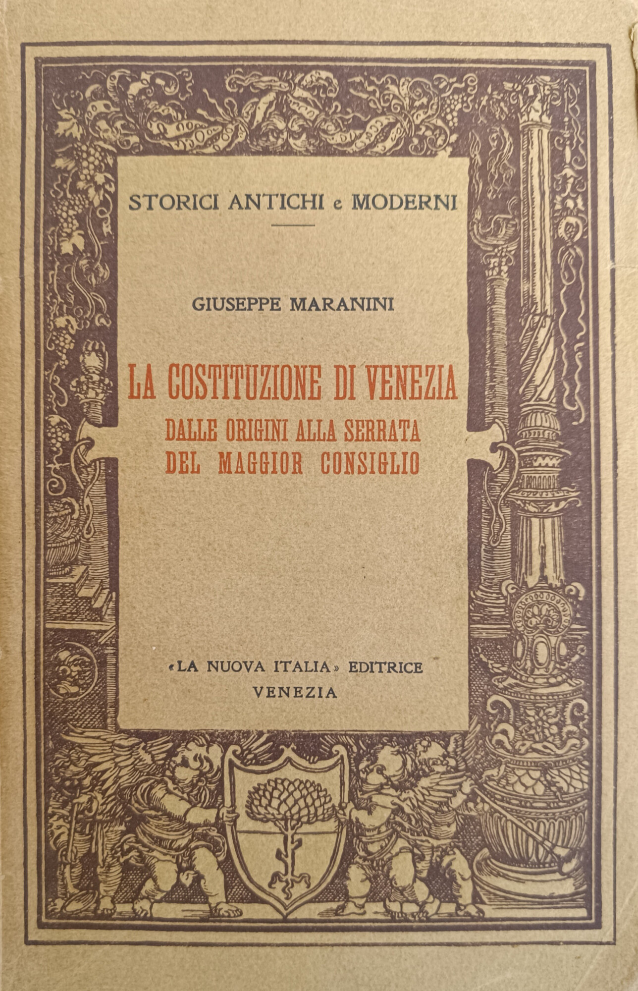 LA COSTITUZIONE DI VENEZIA. DALLE ORIGINI ALLA SERRATA DEL MAGGIOR …