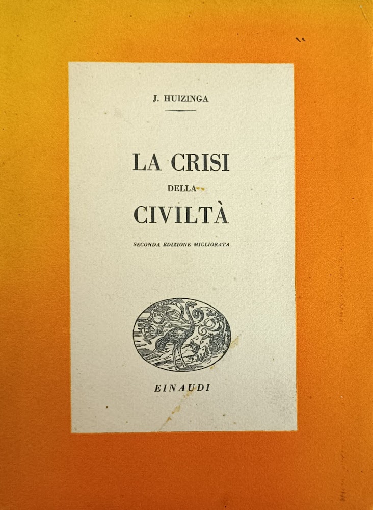 LA CRISI DELLA CIVILTÀ