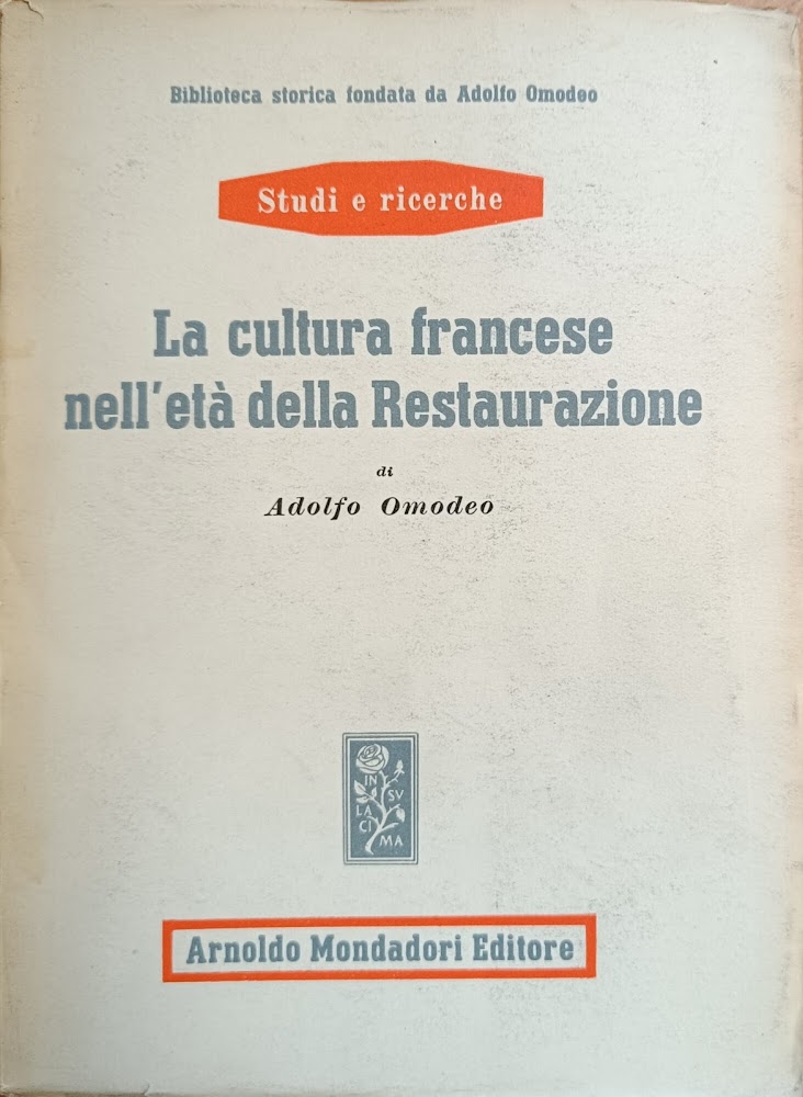 LA CULTURA FRANCESE NELL'ETA' DELLA RESTAURAZIONE