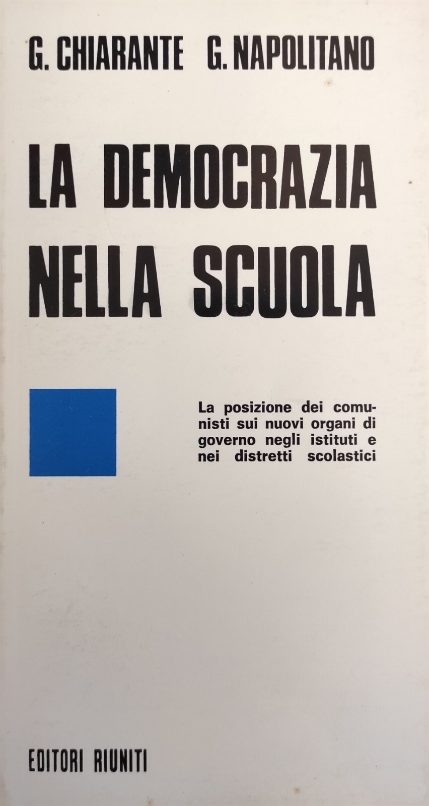 LA DEMOCRAZIA NELLA SCUOLA