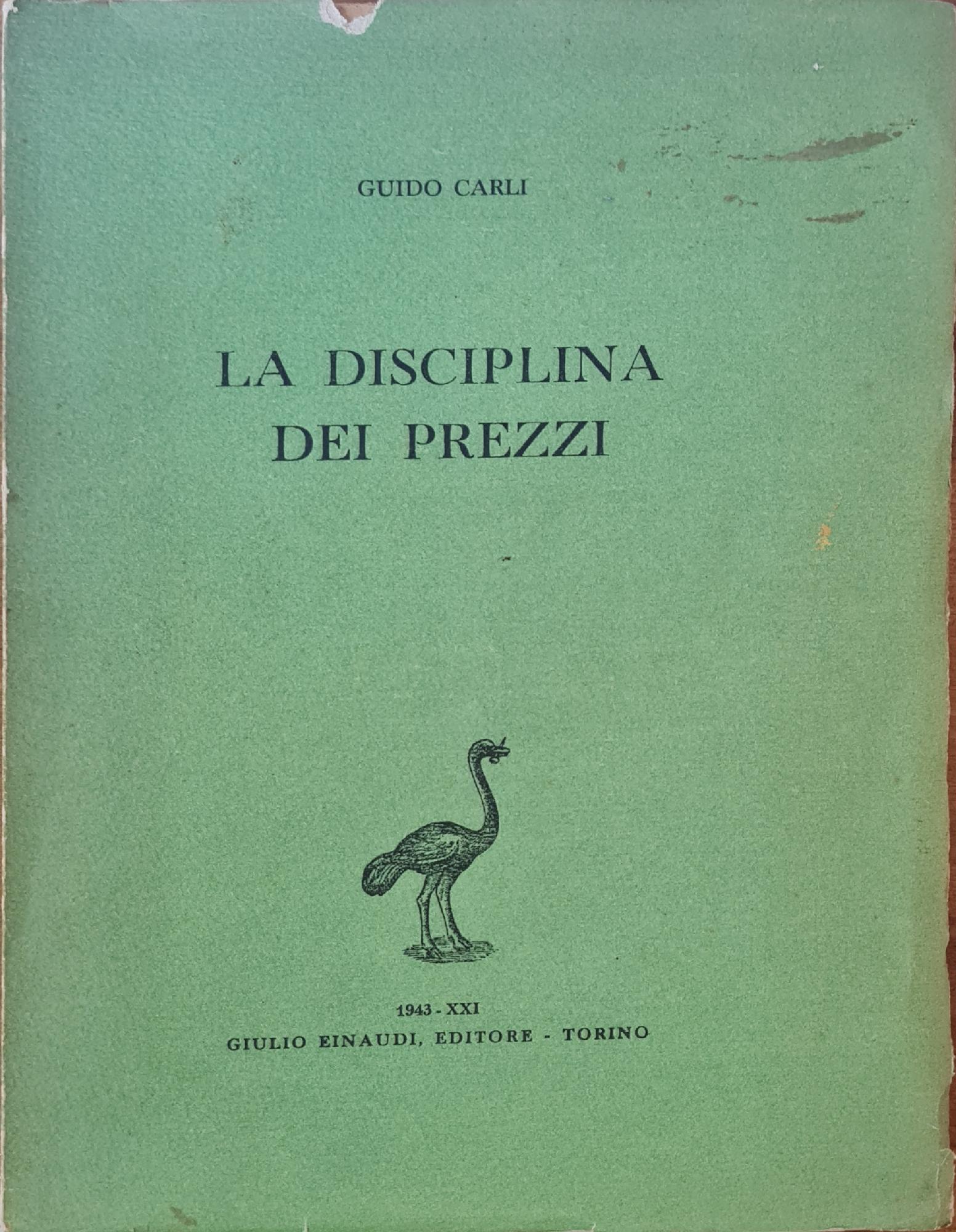 LA DISCIPLINA DEI PREZZI