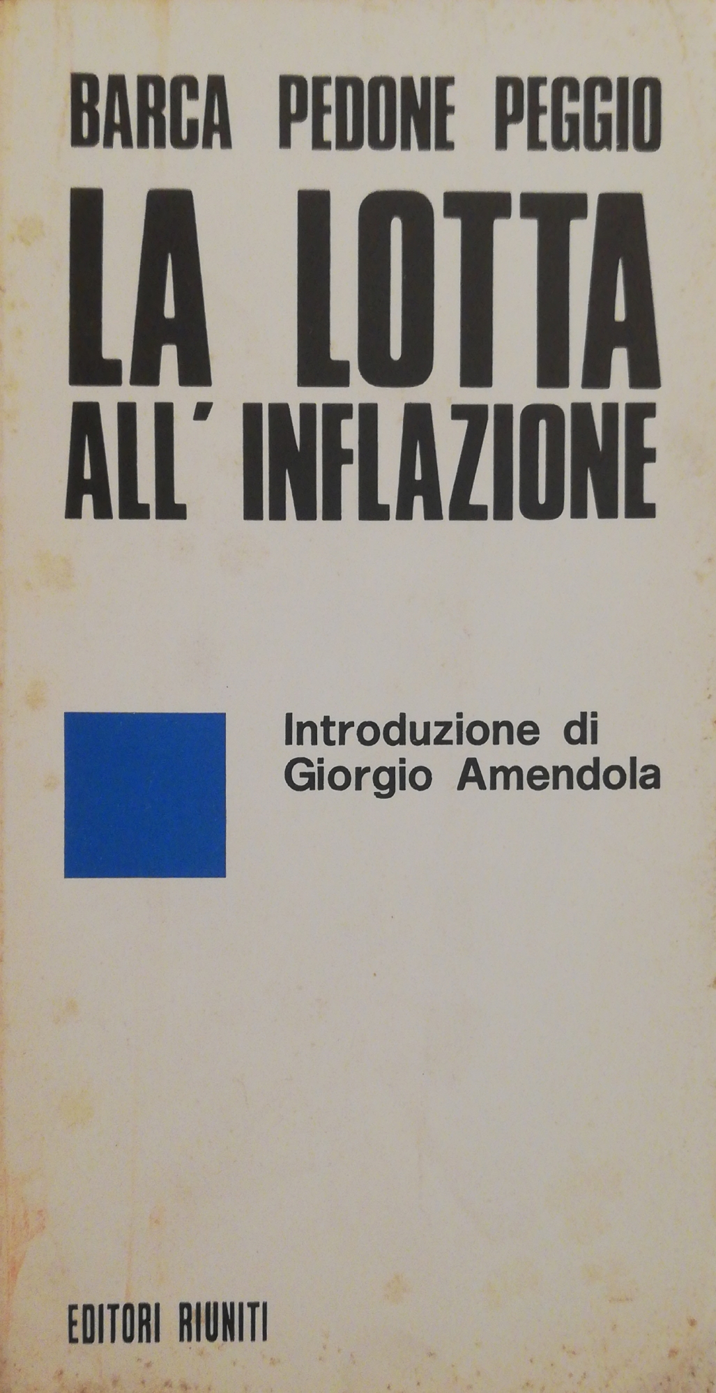 LA LOTTA ALL'INFLAZIONE
