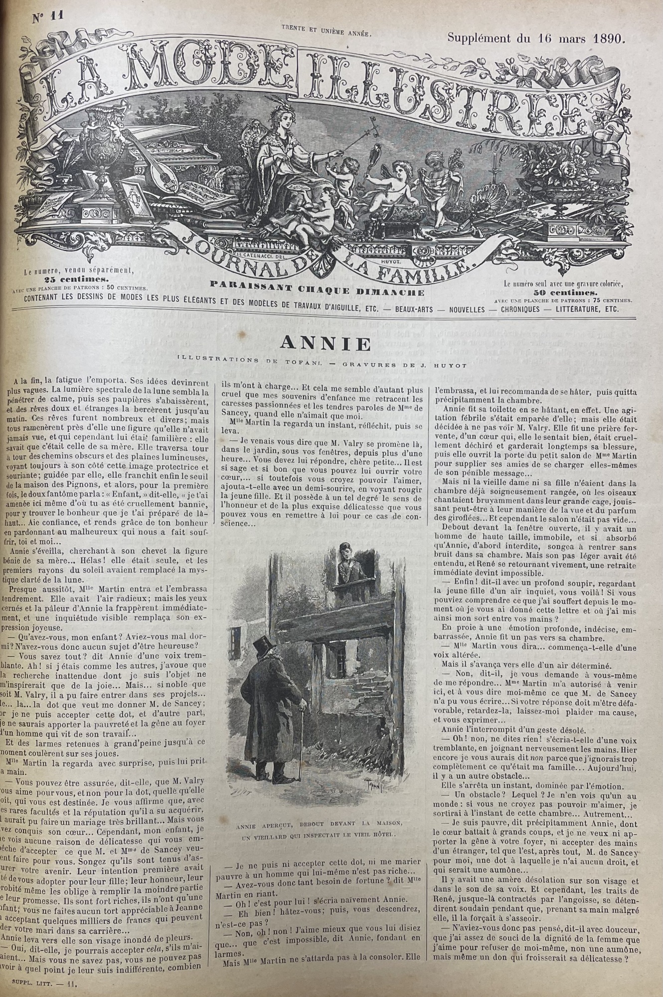LA MODE ILLUSTRÉE. JOURNAL DE LA FAMILLE