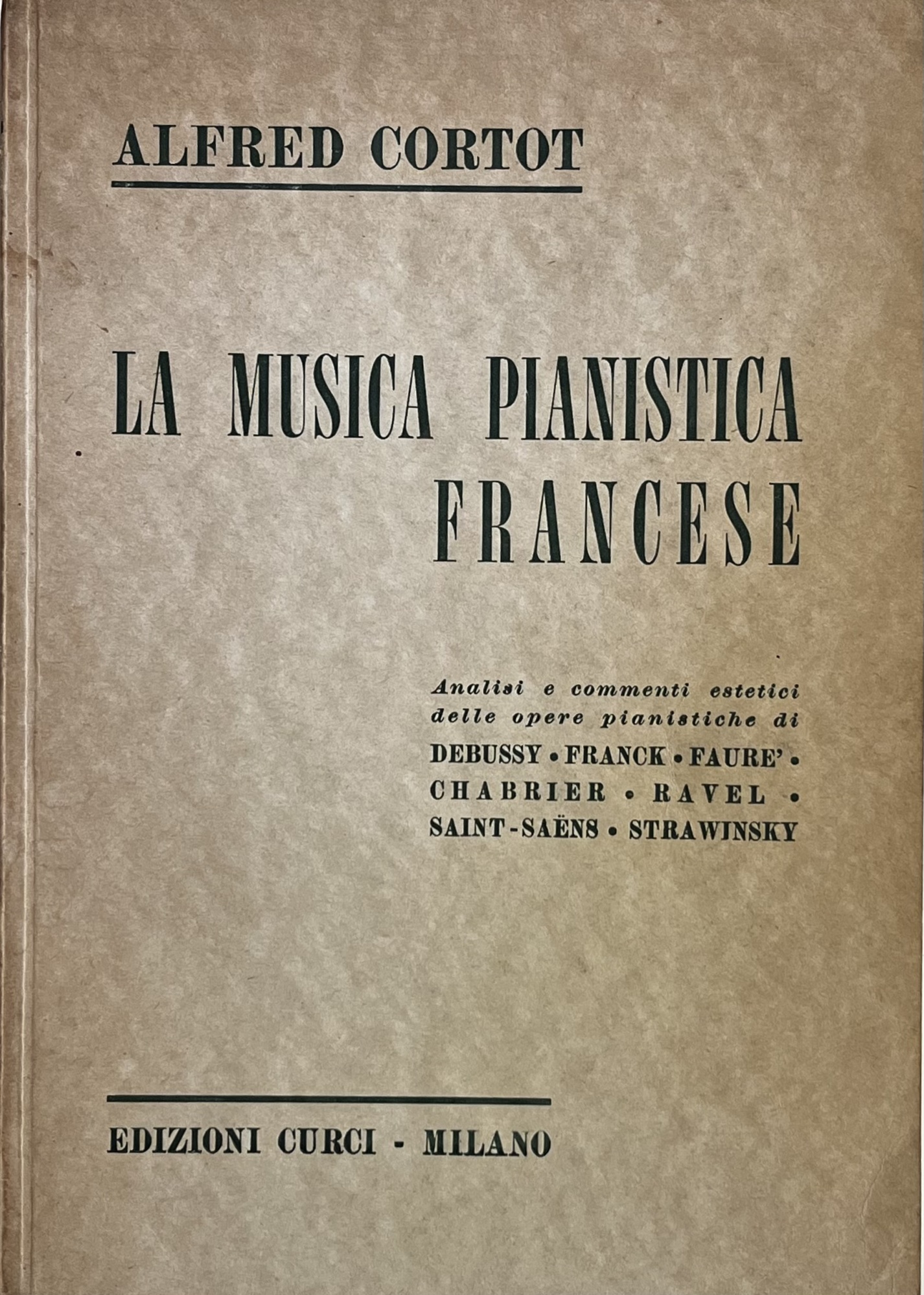 LA MUSICA PIANISTICA FRANCESE