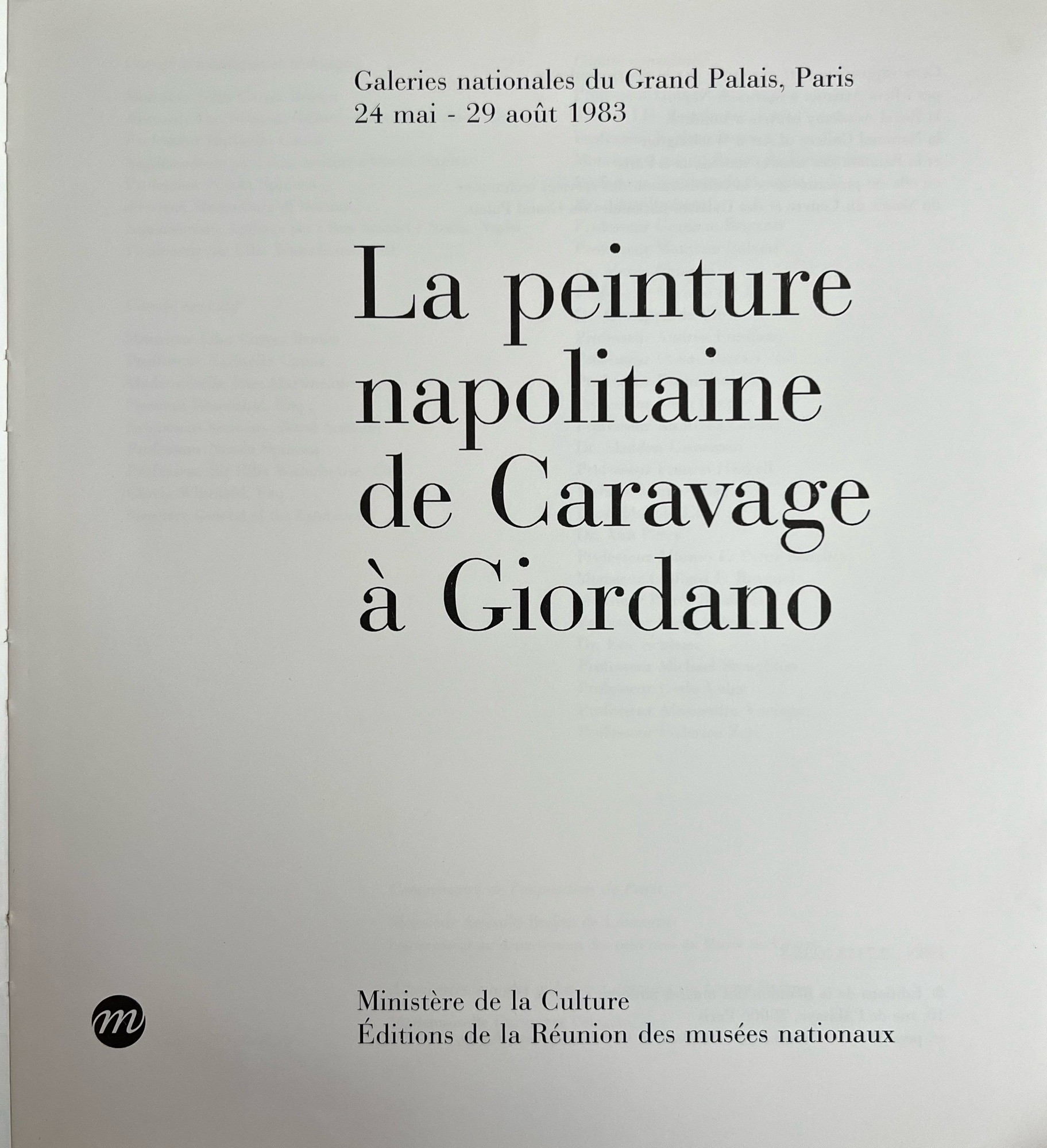 LA PEINTURE A PEINTURE NAPOLITAINE DE CARAVAGE A GIORDANO: GALERIES …