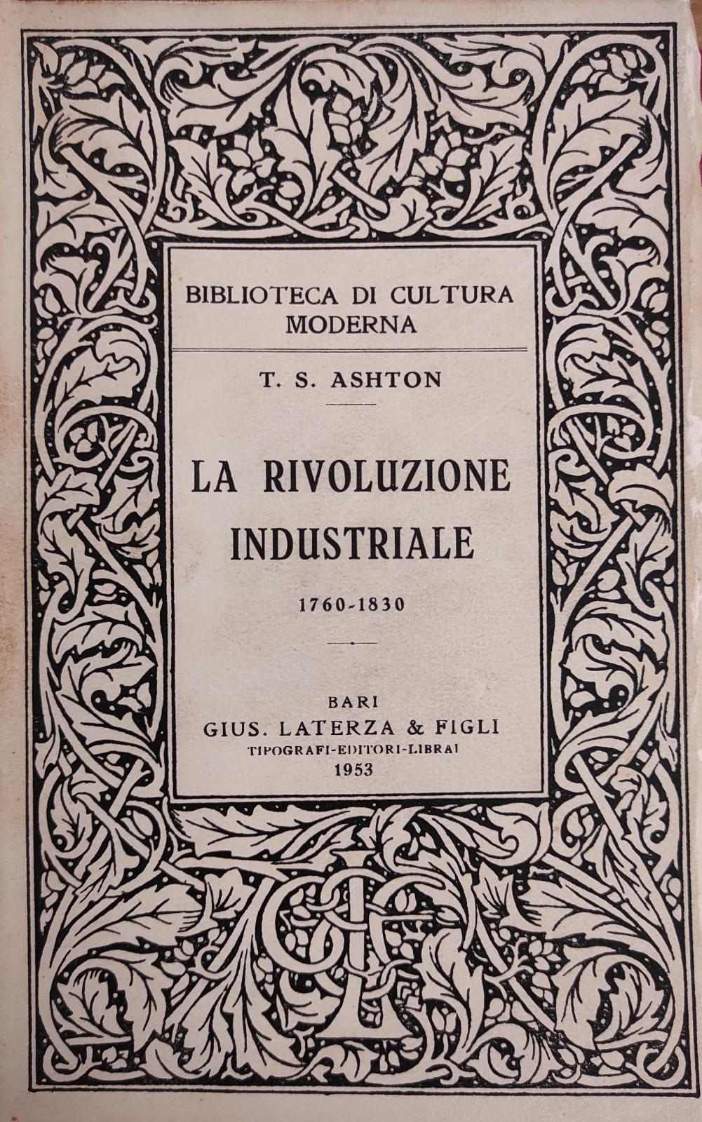LA RIVOLUZIONE INDUSTRIALE 1760 - 1830