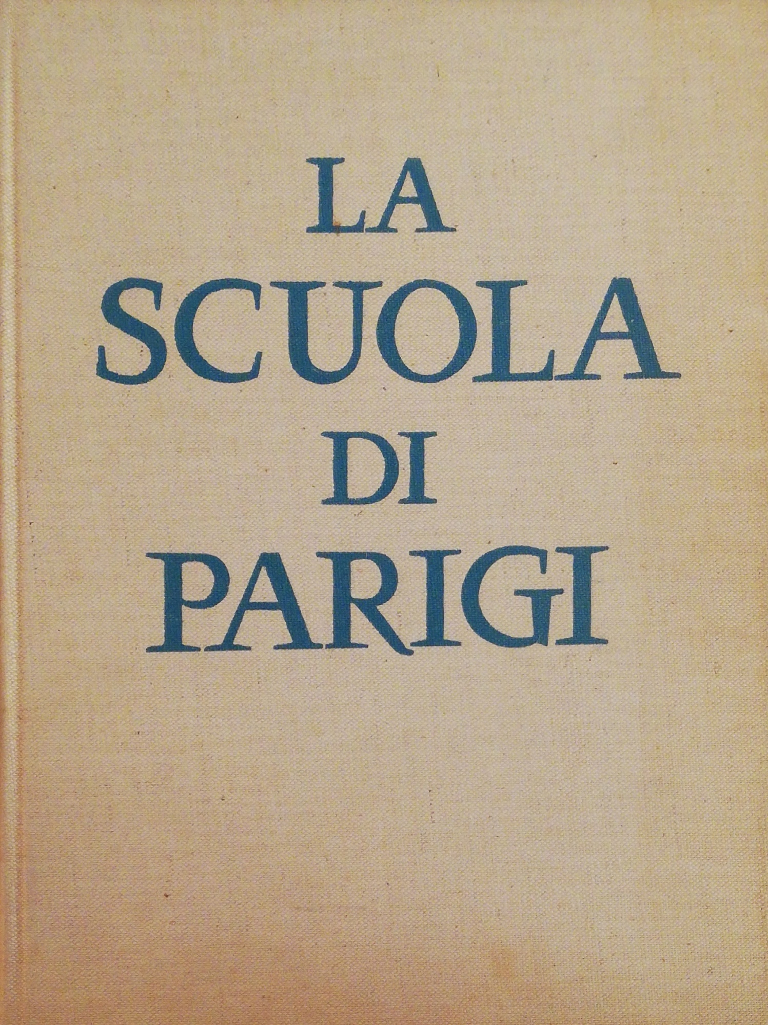 LA SCUOLA DI PARIGI
