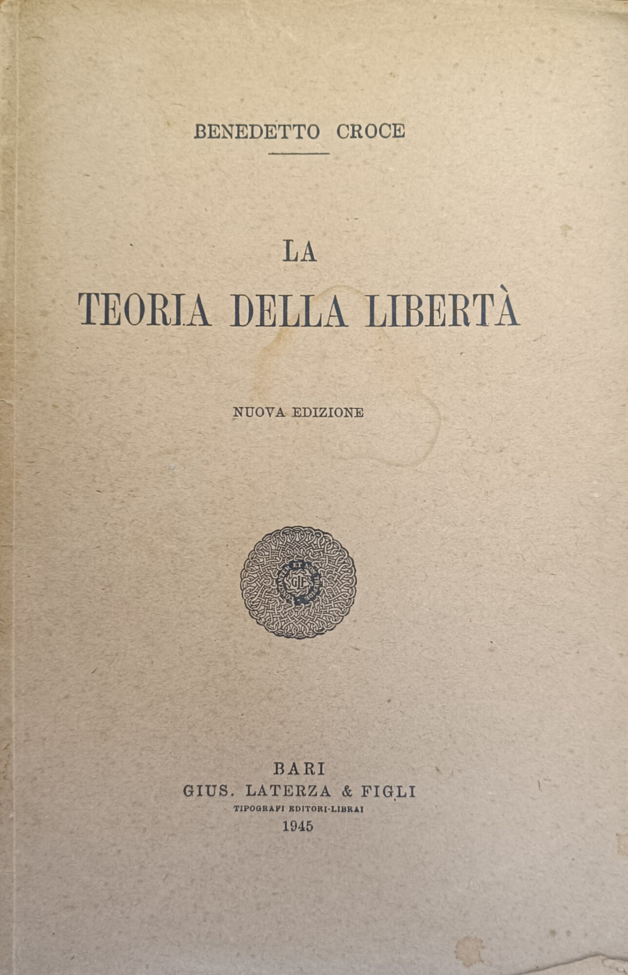 LA TEORIA DELLA LIBERTÀ