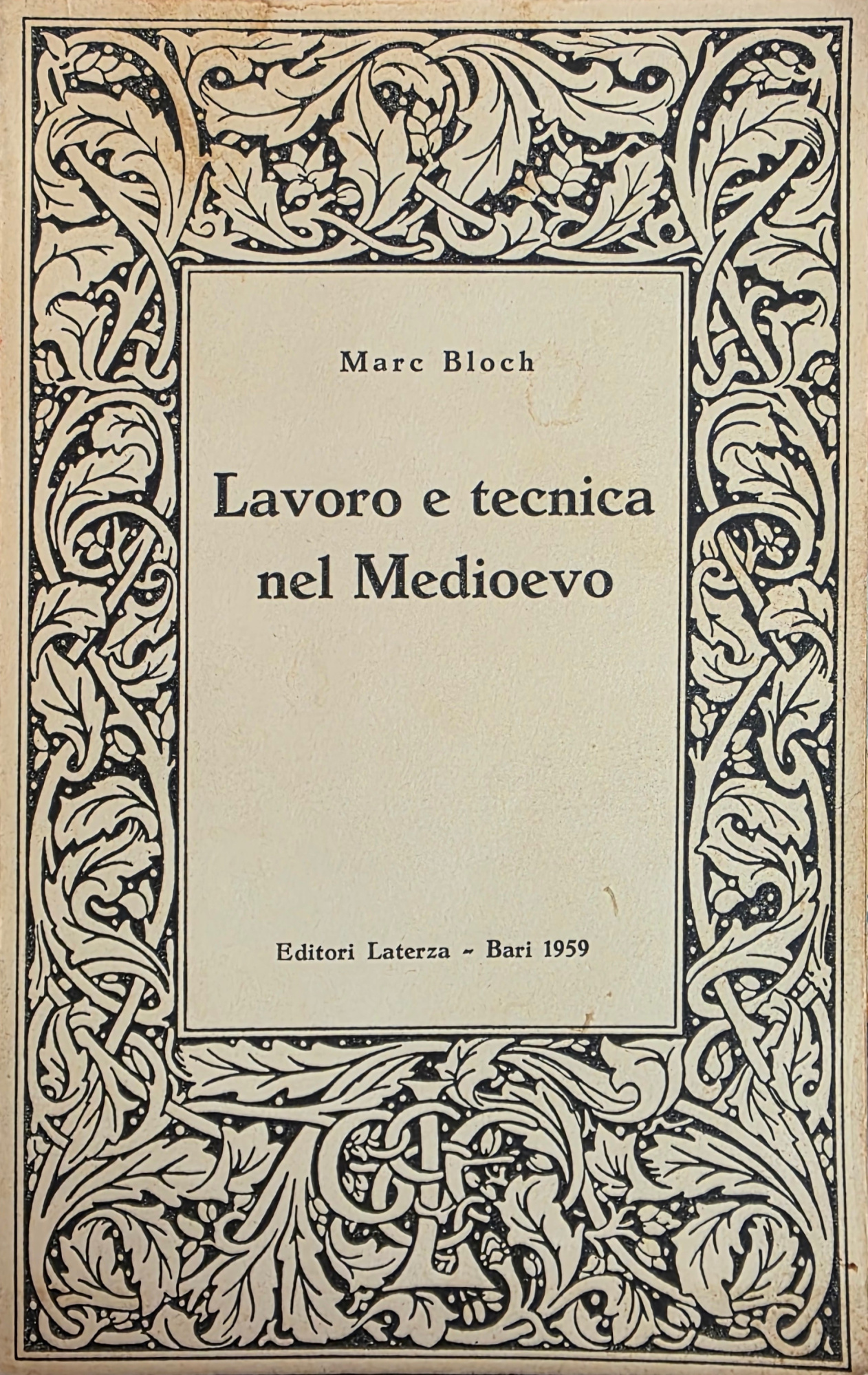 LAVORO E TECNICA NEL MEDIOEVO