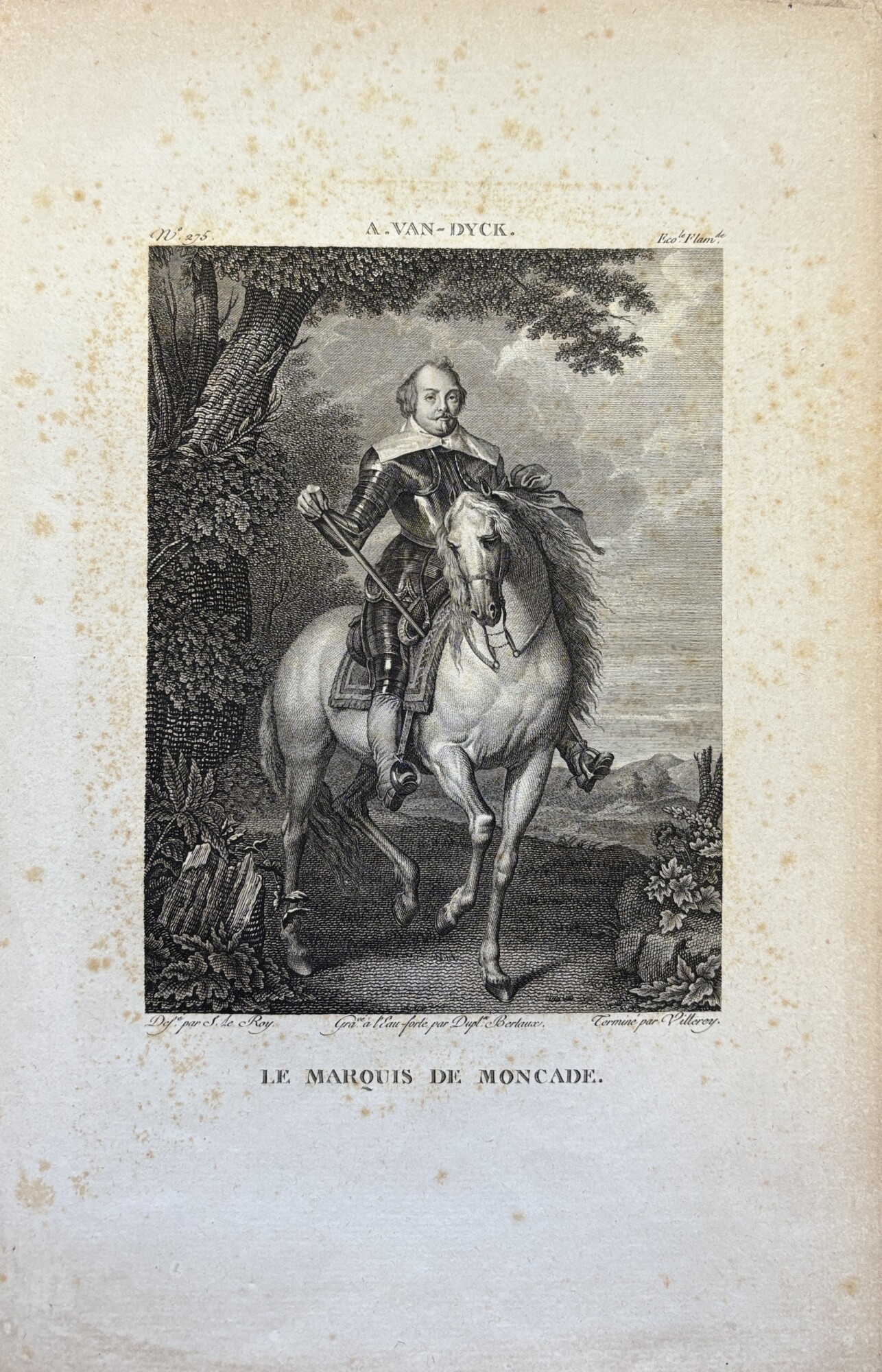 LE MARQUIS DE MONCADE