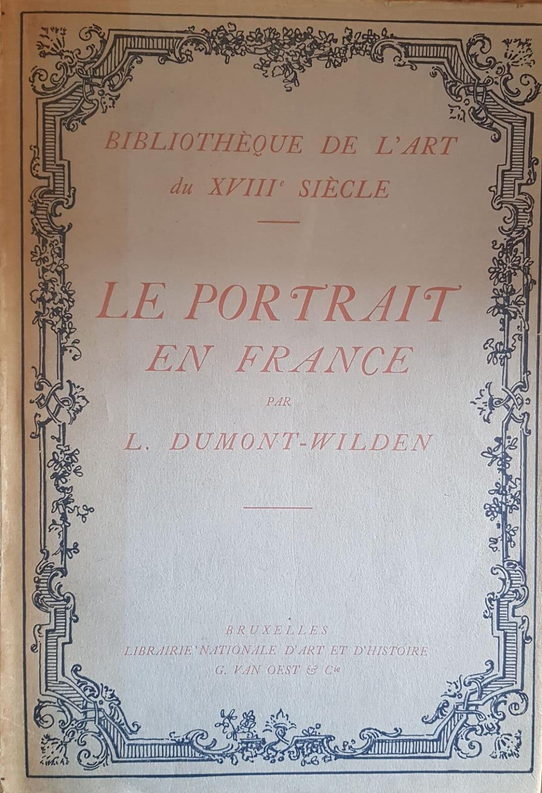 LE PORTRAIT EN FRANCE