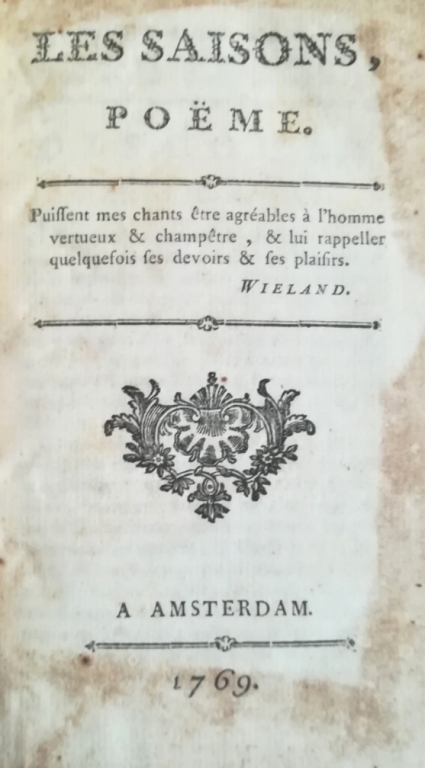 LES SAISONS, POEME