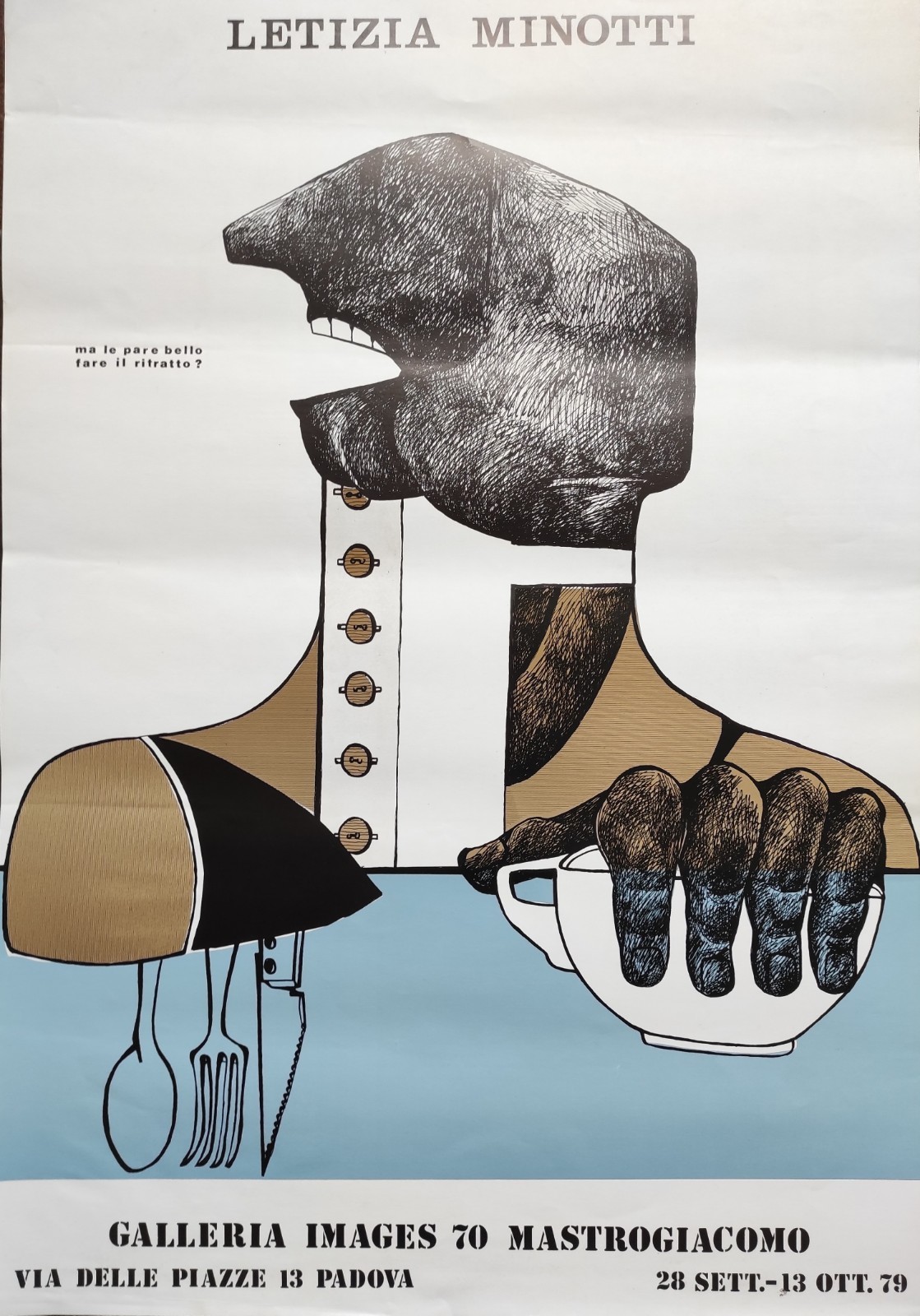 LETIZIA MINOTTI . MA LE PARE BELLO FARE IL RITRATTO?