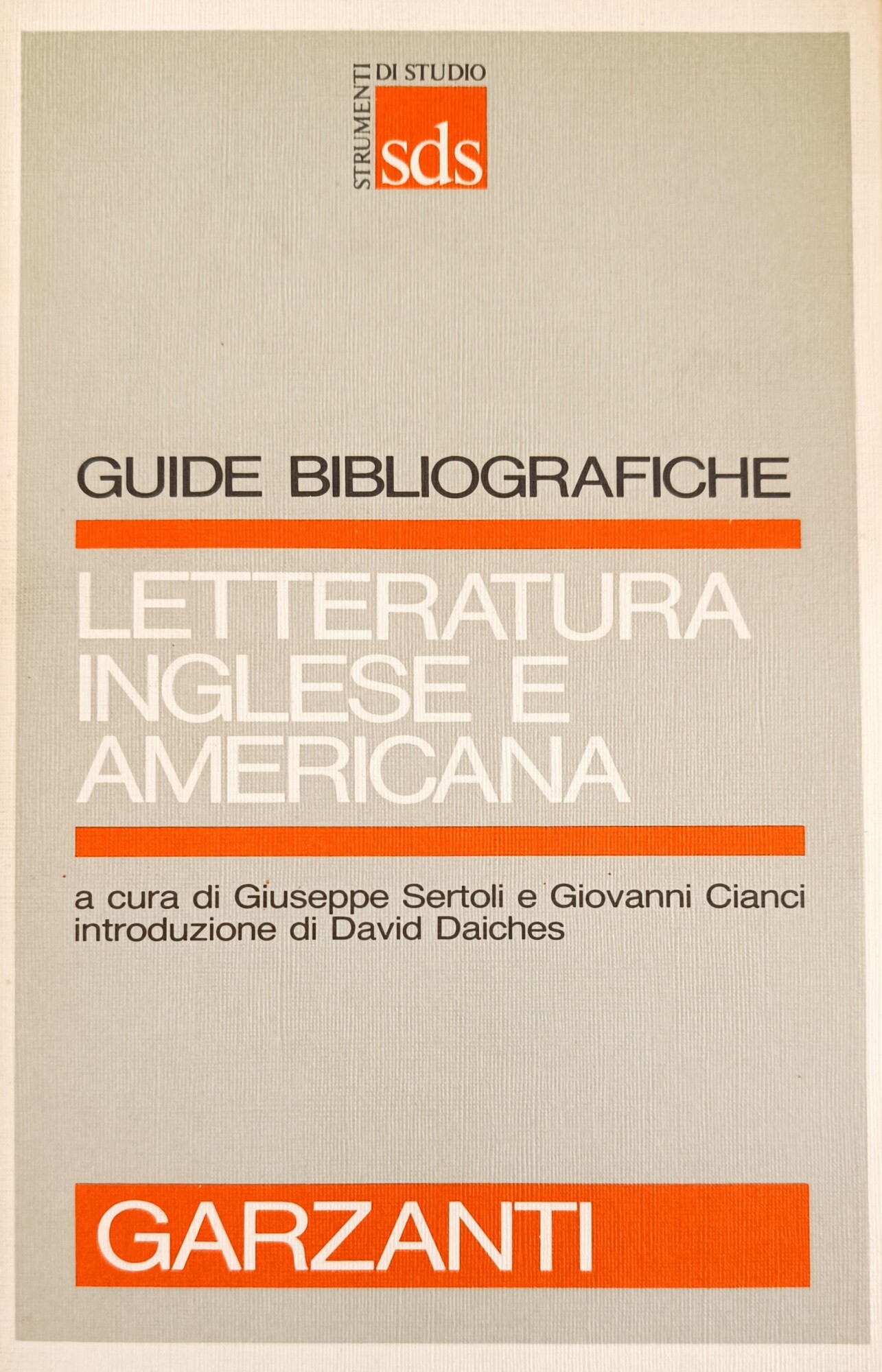 LETTERATURA INGLESE E AMERICANA