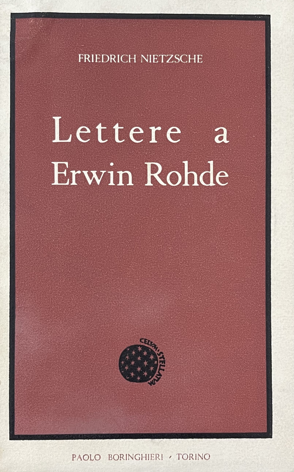 LETTERE A ERWIN ROHDE