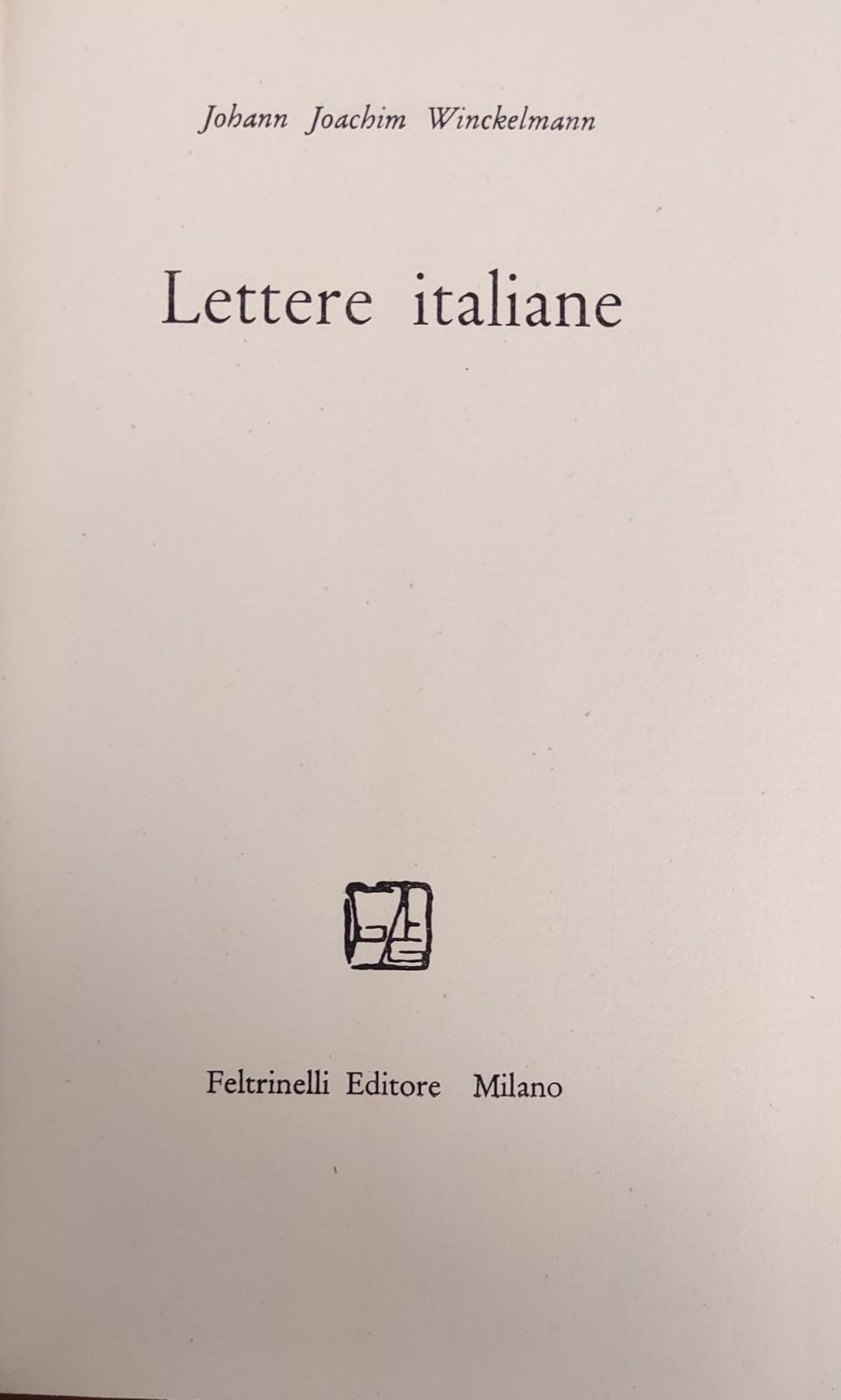 LETTERE ITALIANE