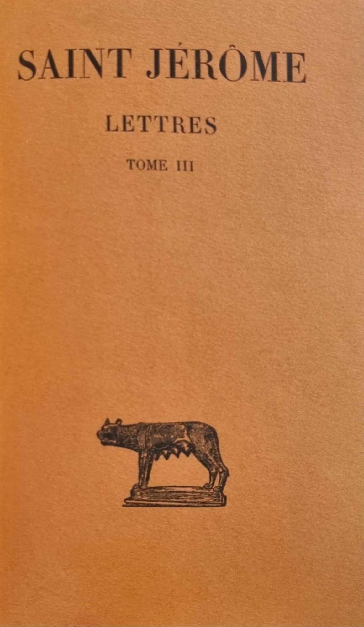 LETTRES. TOME III
