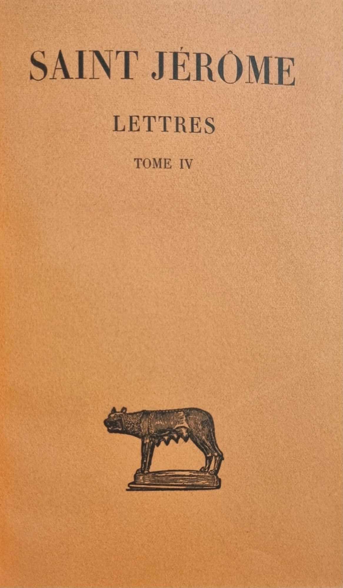 LETTRES. TOME IV